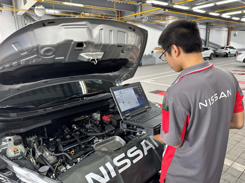 裕隆日產汽車自2024年6月1日起至7月31日止，推出NISSAN「沁夏散策」防疫行車健檢活動，提供NISSAN車主免費行車健檢服務，包含空調冷卻系統、視野安全等總計35項車輛安全與舒適項目檢查。(圖片提供：裕隆日產)